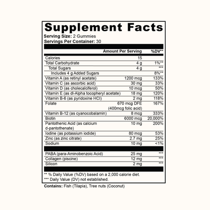 Hair, Skin & Nails Gummies